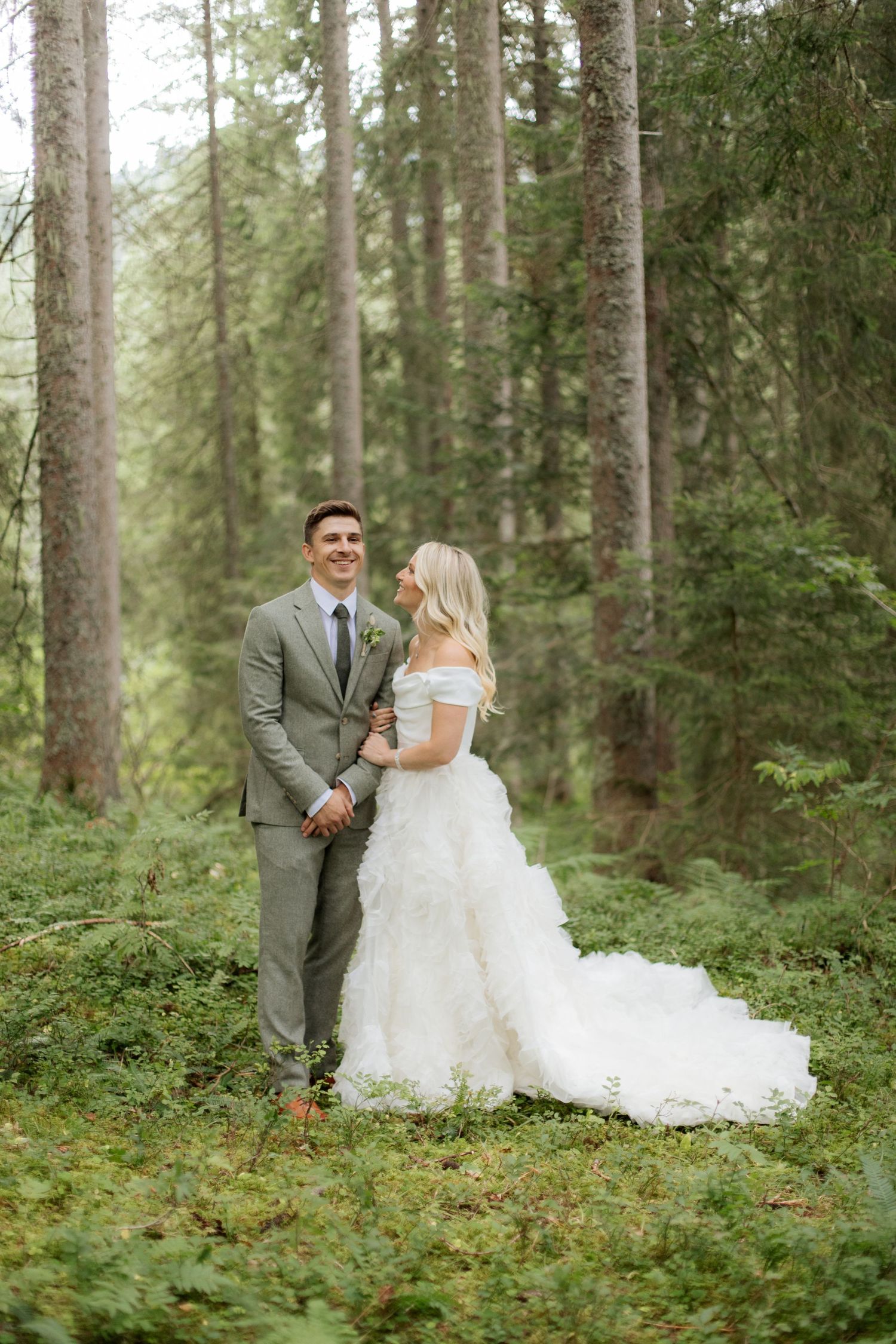 Documentary style Wedding Photographer captures wedding photos at Morzine Wedding venue. Natural, timeless and candid wedding photography.