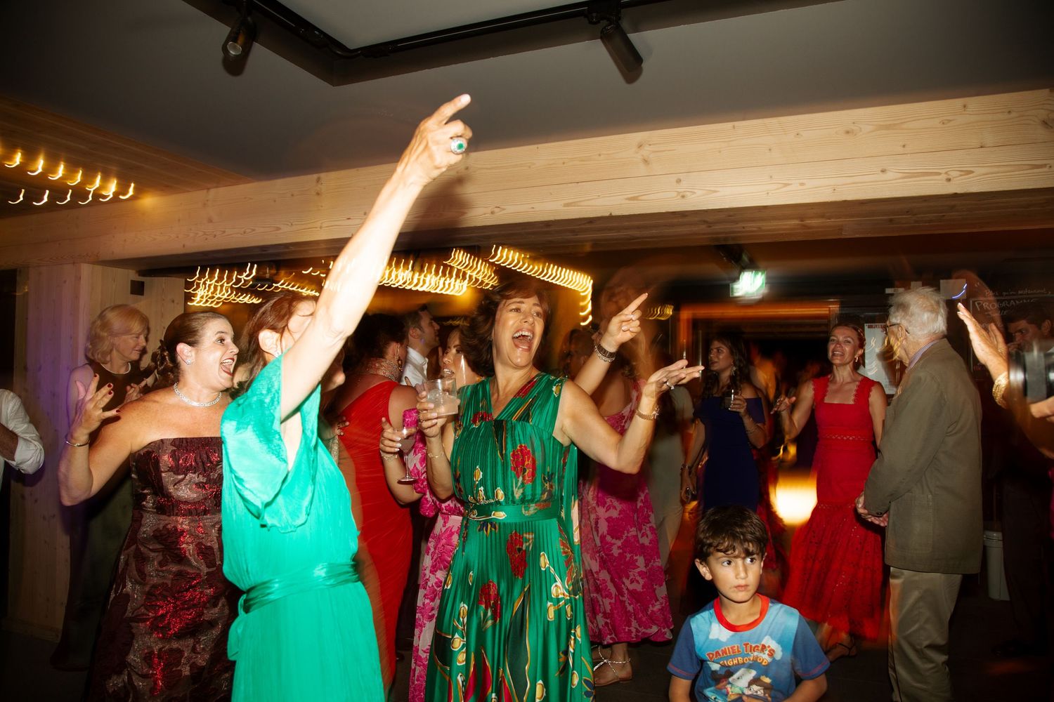 Wedding Photographer captures wedding party in La Clusaz Weddding venue. Wedding photography captured by Morzine Photographer, France