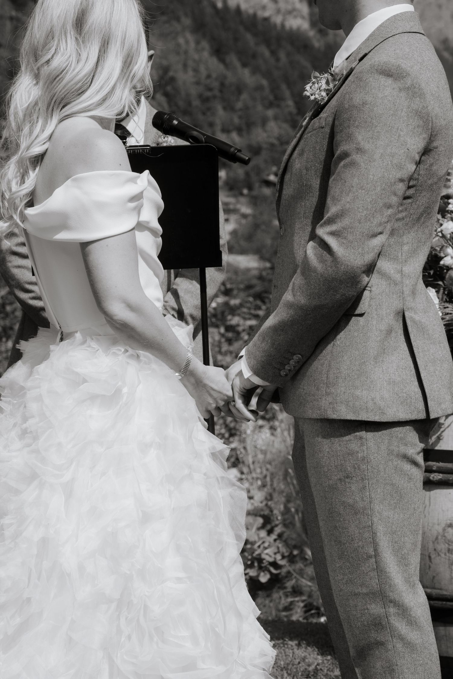 Documentary style Wedding Photographer captures wedding photos at Morzine Wedding venue. Natural, timeless and candid wedding photography.