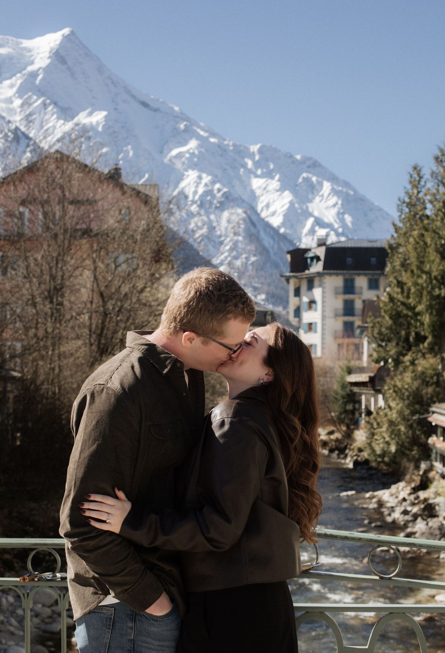 Chamonix Engagement photographer. Chamonix wedding photography Mont Blanc wedding venue. Captured by natural, documentary stlye photographer