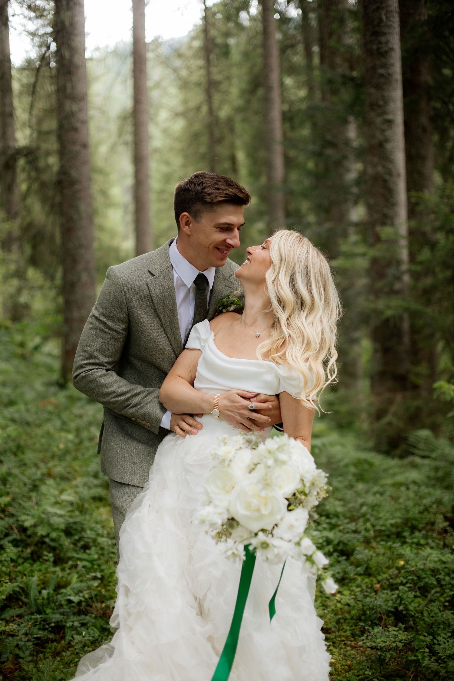 Documentary style Wedding Photographer captures wedding photos at Morzine Wedding venue. Natural, timeless and candid wedding photography.