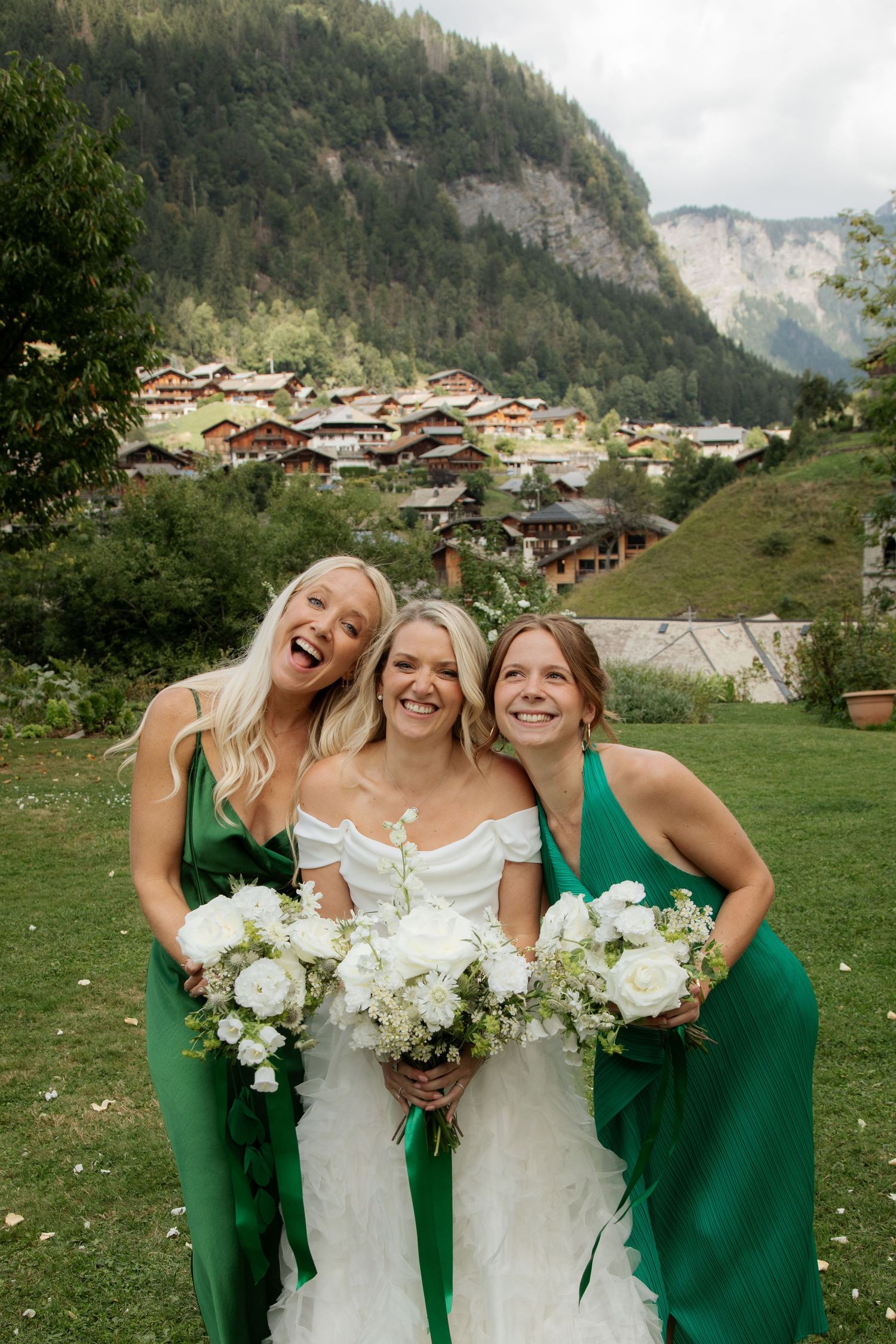 Documentary style Wedding Photographer captures wedding photos at Morzine Wedding venue. Natural, timeless and candid wedding photography.