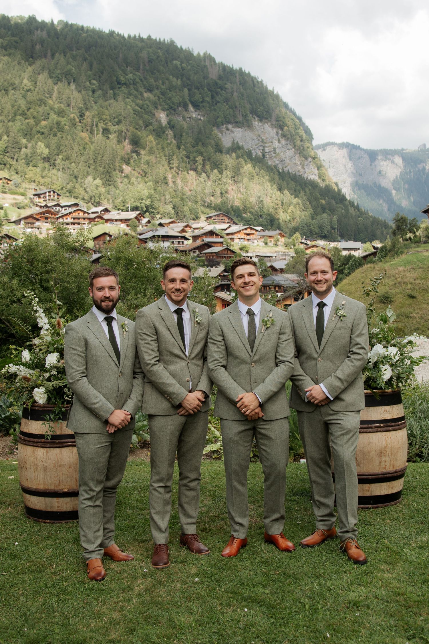 Documentary style Wedding Photographer captures wedding photos at Morzine Wedding venue. Natural, timeless and candid wedding photography.