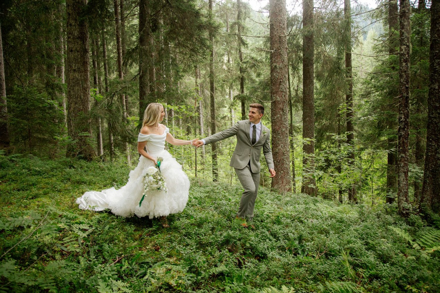Documentary style Wedding Photographer captures wedding photos at Morzine Wedding venue. Natural, timeless and candid wedding photography.