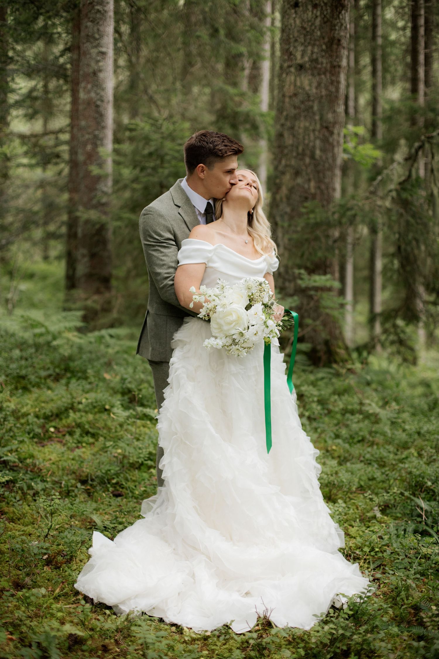 Documentary style Wedding Photographer captures wedding photos at Morzine Wedding venue. Natural, timeless and candid wedding photography.