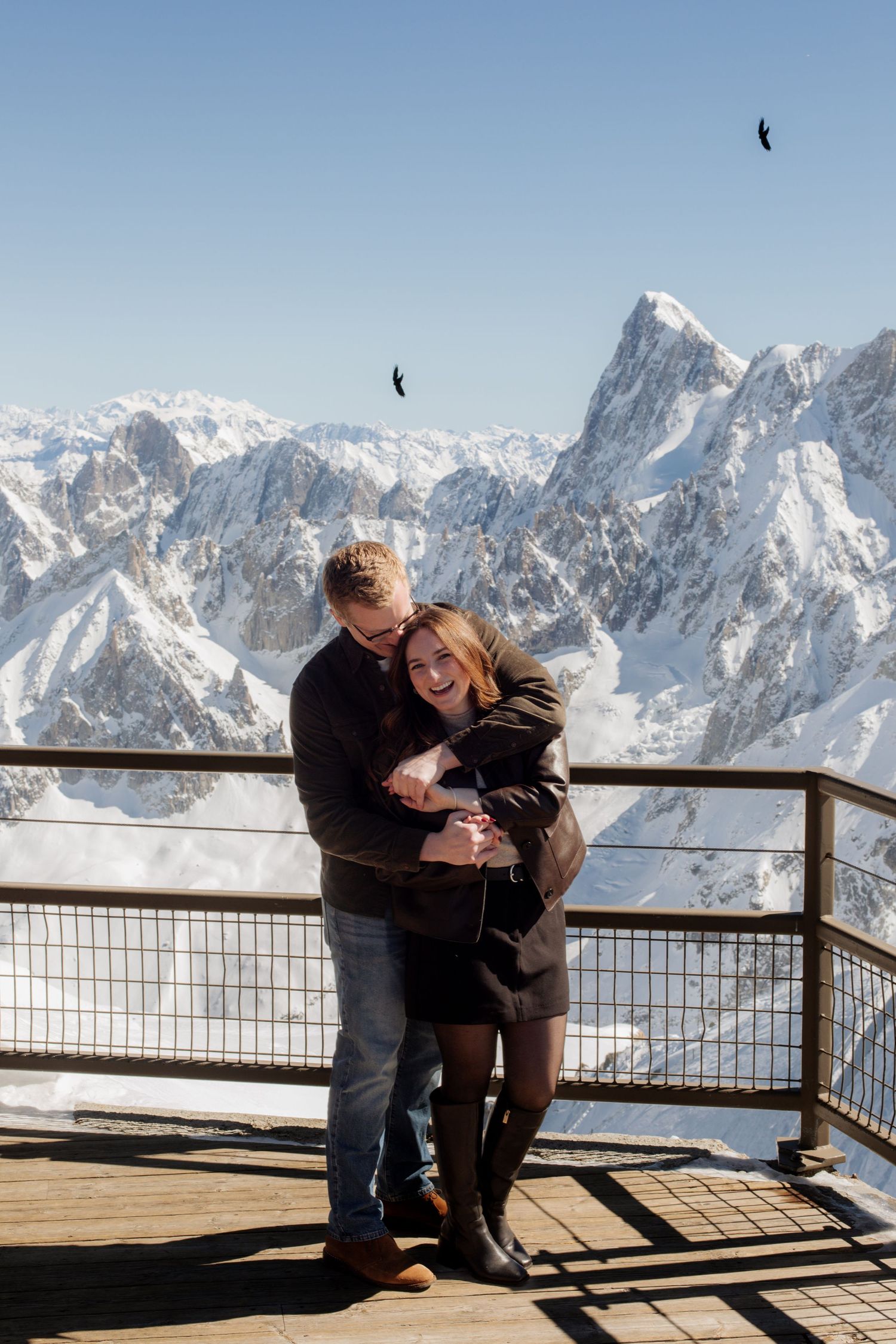 Chamonix Engagement photographer. Chamonix wedding photography Mont Blanc wedding venue. Captured by natural, documentary stlye photographer
