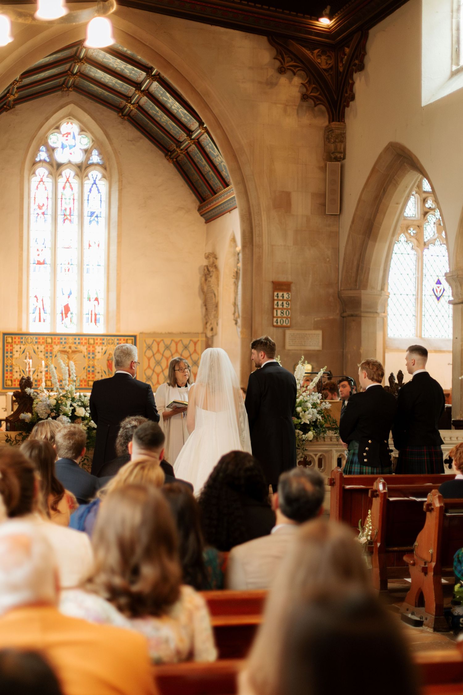 Documentary Style Cotswold Wedding Photographer captures wedding ceremony at Gloucestershire Wedding Venue. Natural,candid and timeless.