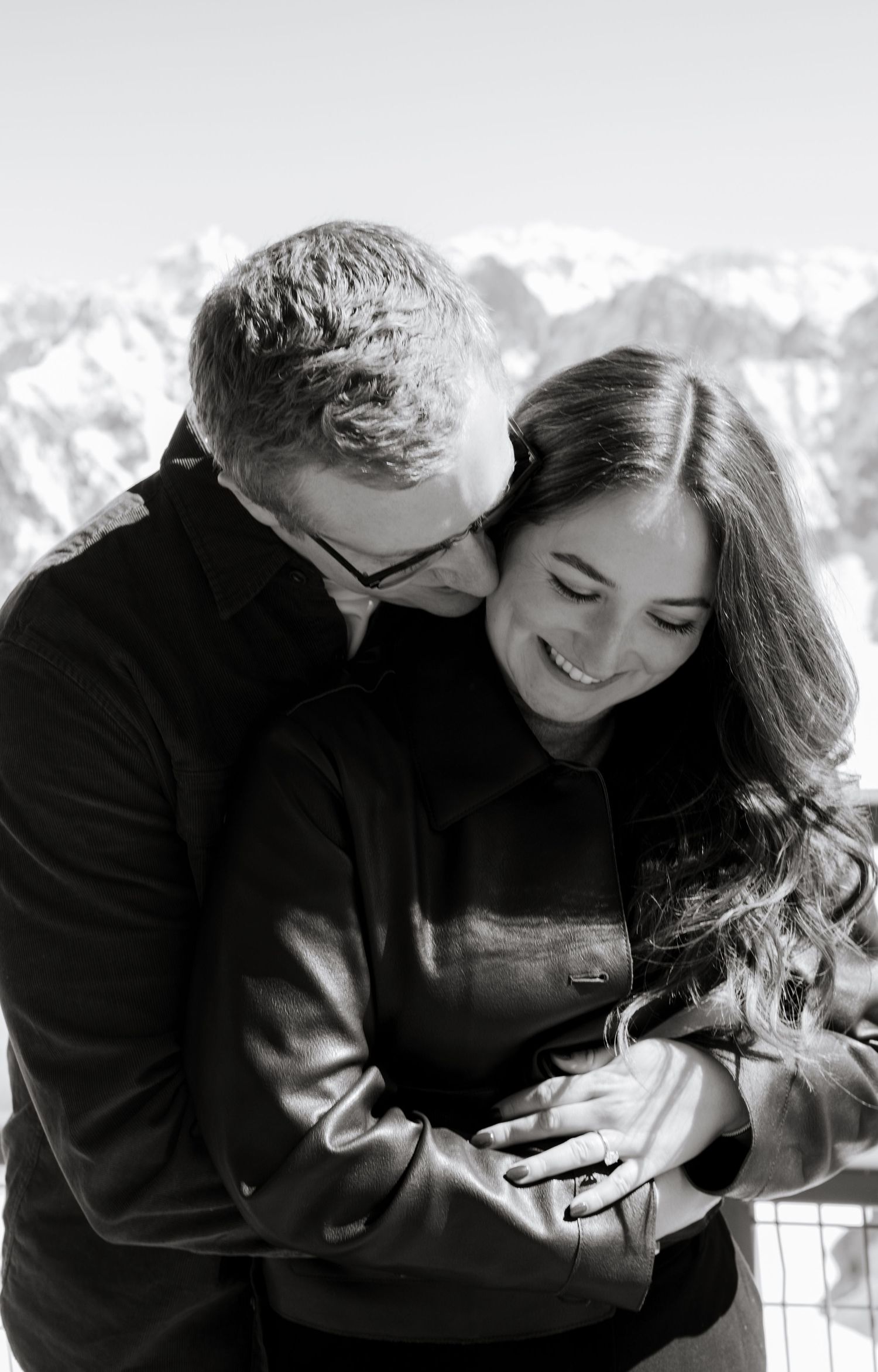 Chamonix Engagement photographer. Chamonix wedding photography Mont Blanc wedding venue. Captured by natural, documentary stlye photographer