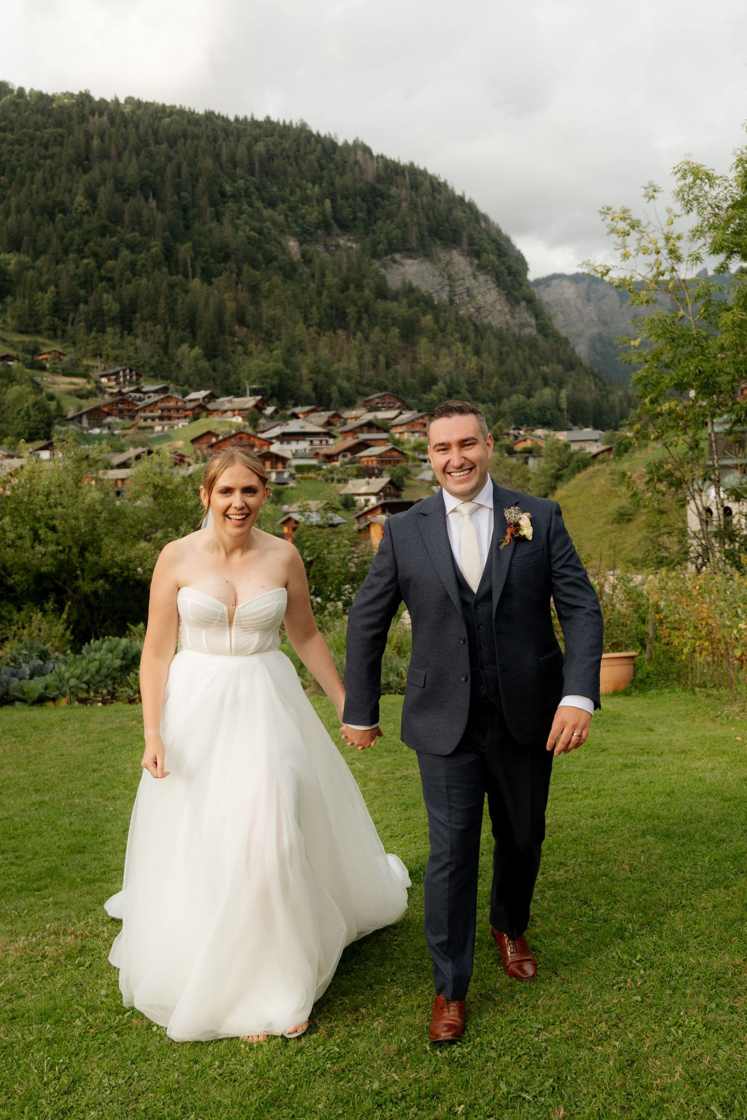 Morzine Wedding photographer captures fun wedding party and real emotions in Morzine Wedding Venue. Candid,timeless documentary style photos