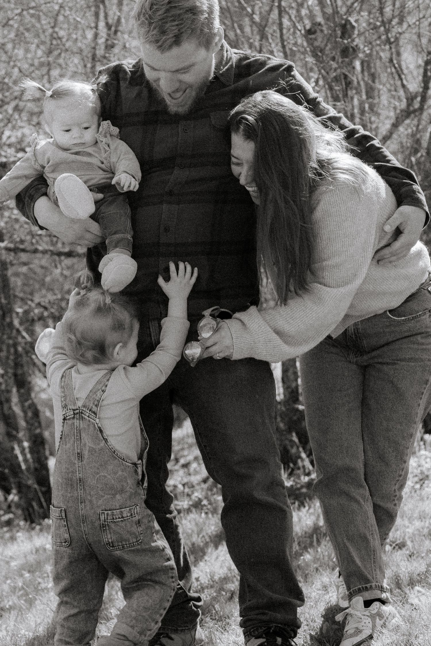 Family Photographer captures outdoor family photos. Family photography session captured by Morzine Photographer in St Jean D'Aulps