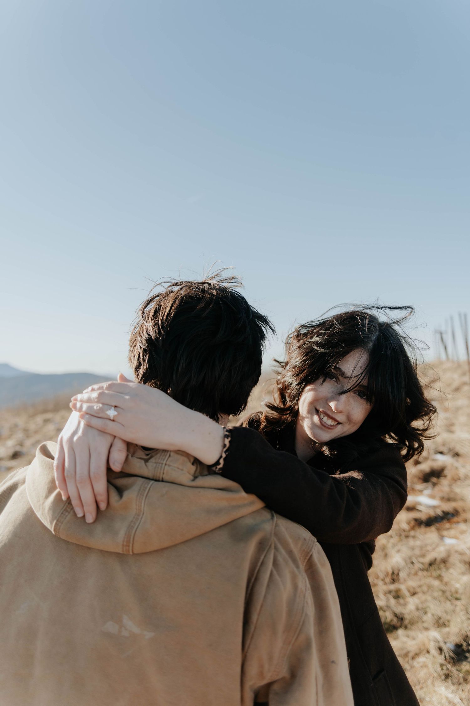 proposal in the mountains