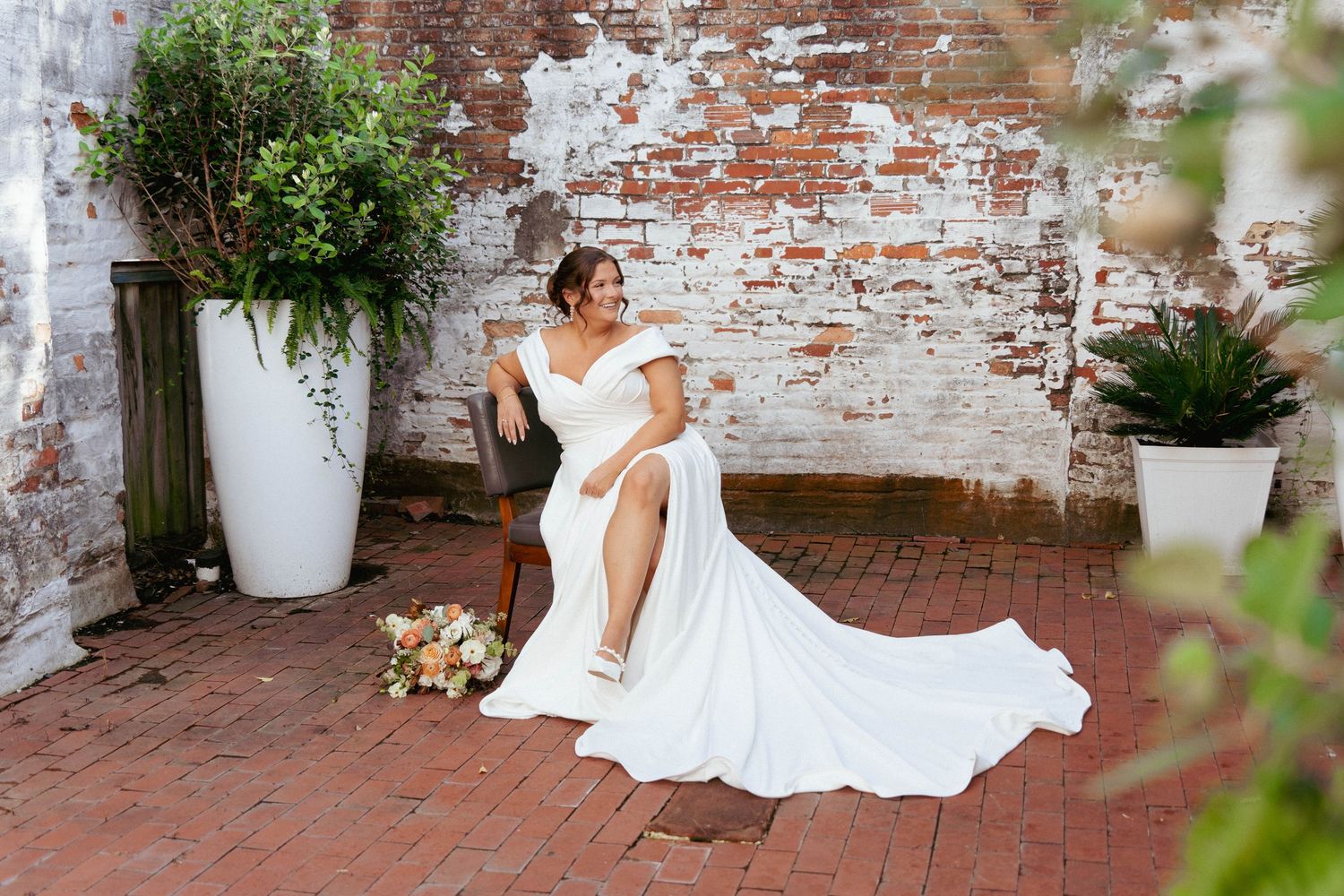 Bride at The Atrium by Ligon Flynn, Wilmington, NC