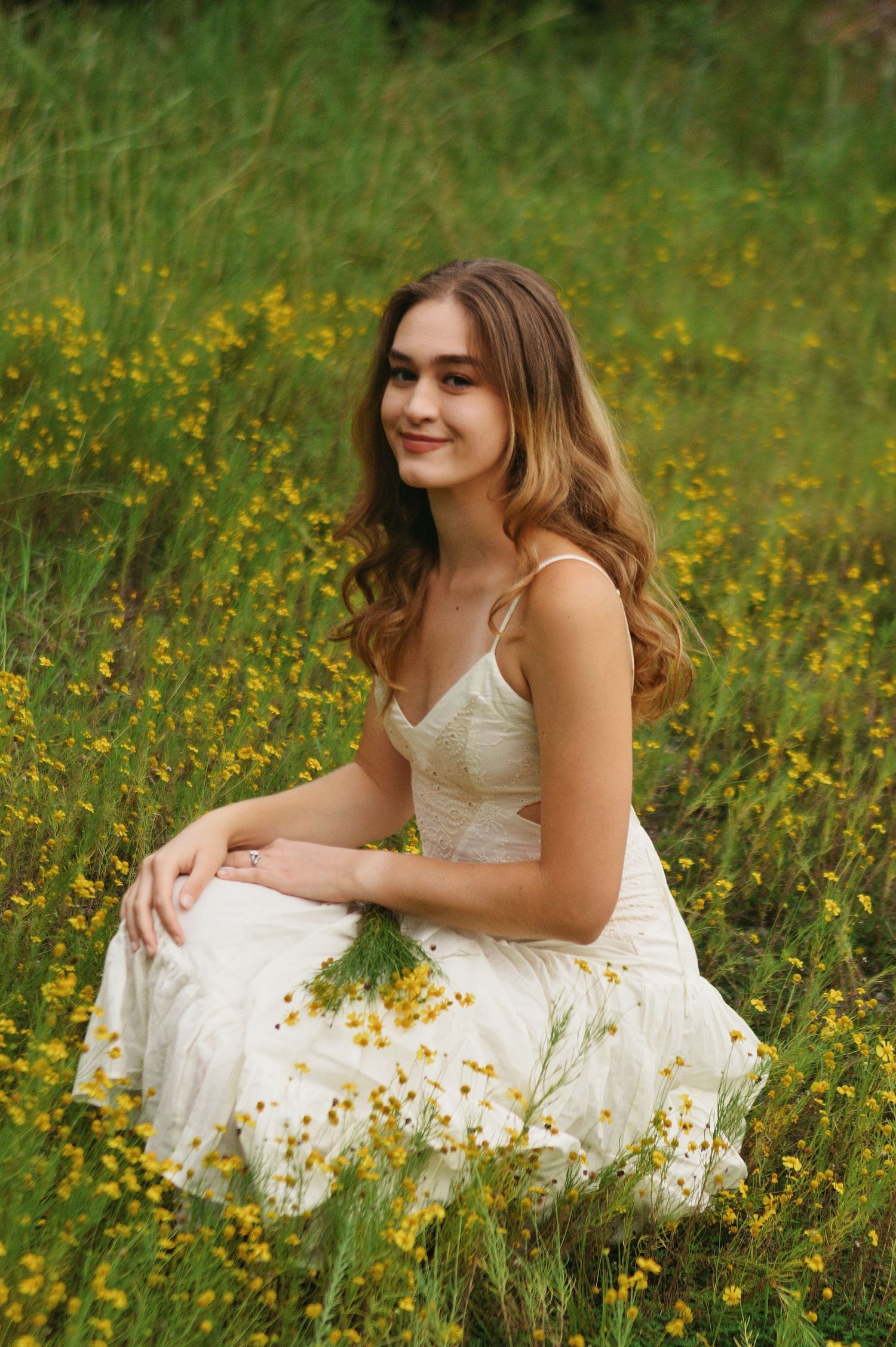 Portrait session in the field
