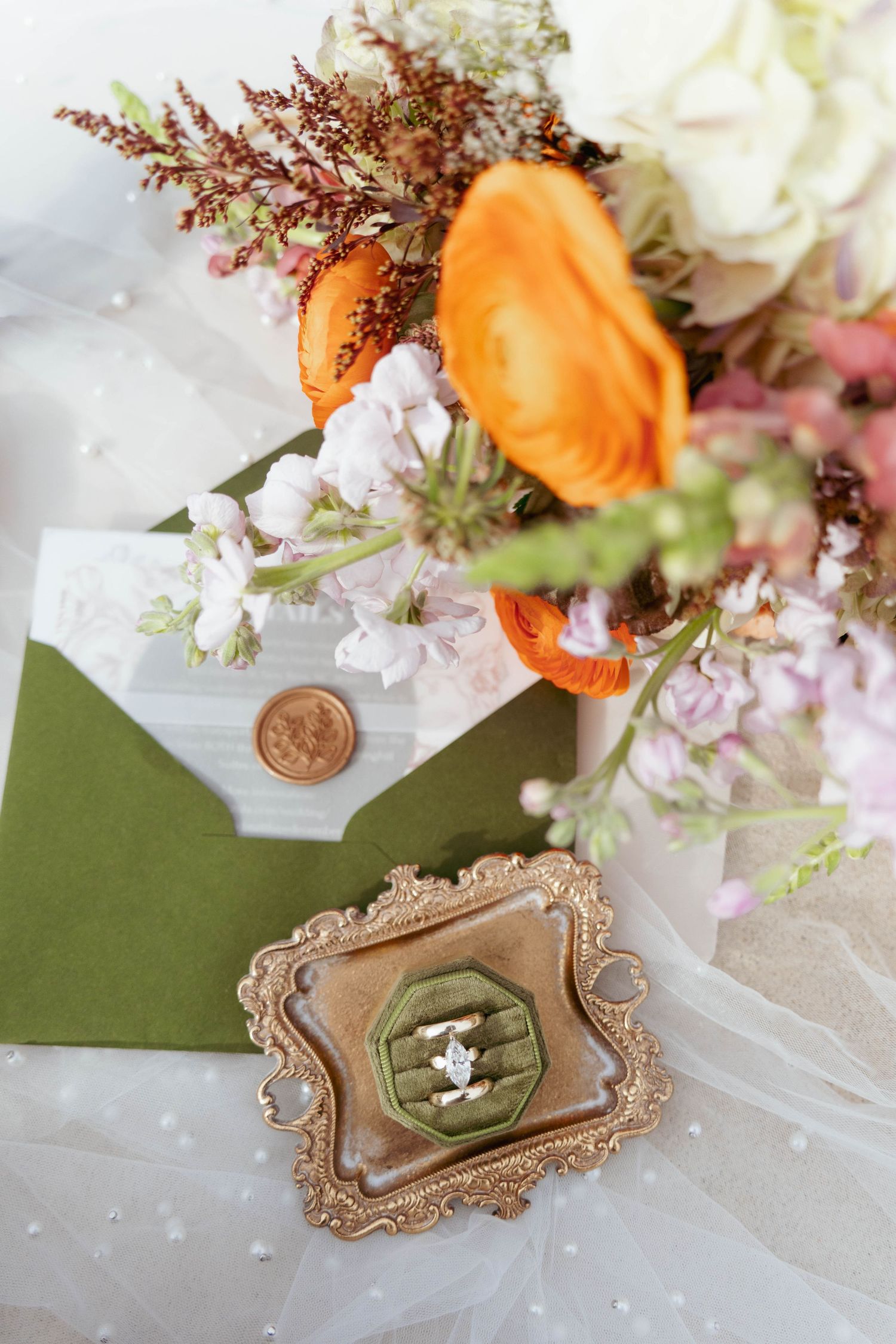 Detail shot with a ring at The Maola at Riverside