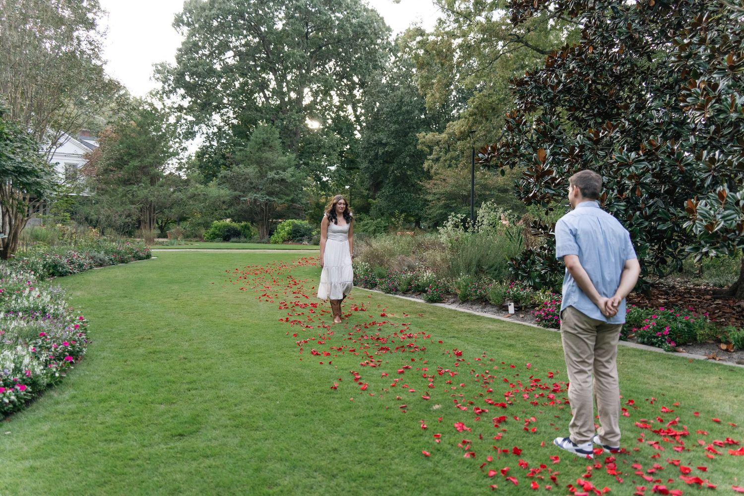 Engagement photoshoot at Fred Fletcher park, Raleigh NC