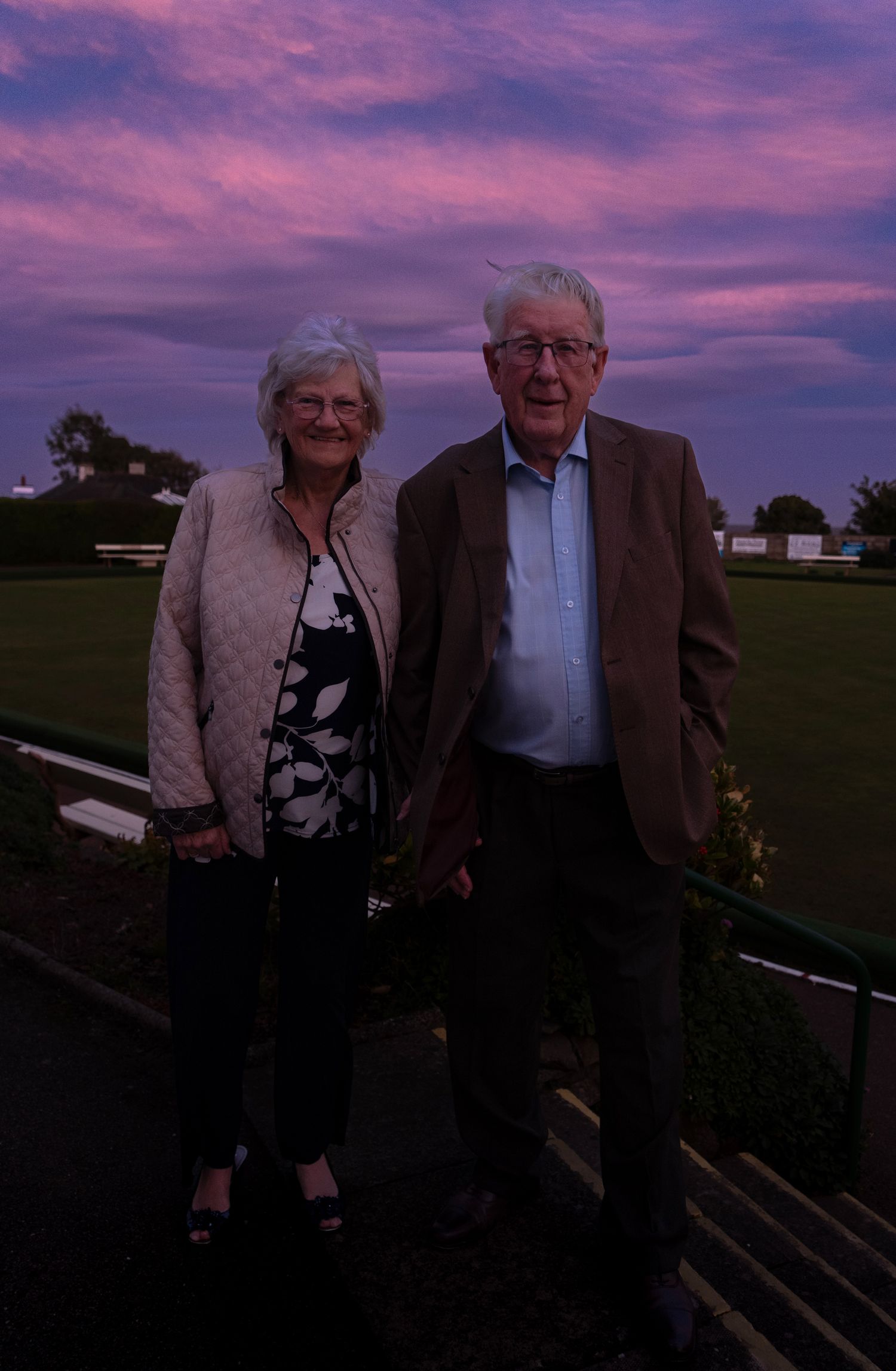Couple celebrating diamond wedding anniversary in Broughty Ferry.