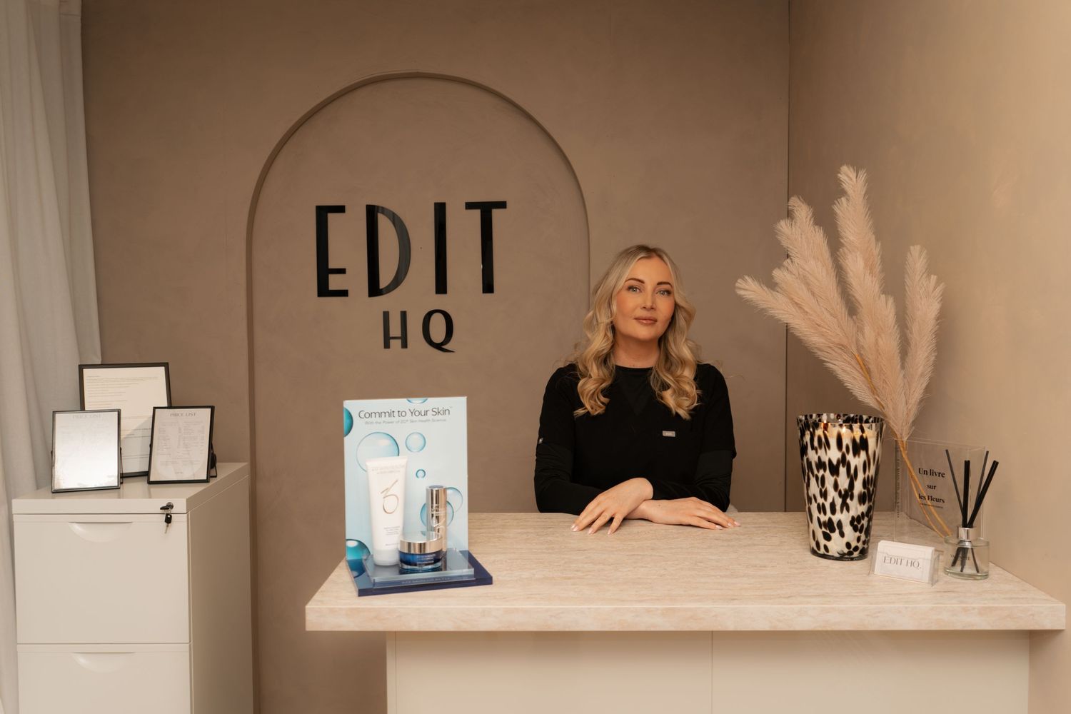 Reception, Edit HQ, Aesthetics and Skin Clinic in Kirkcaldy.