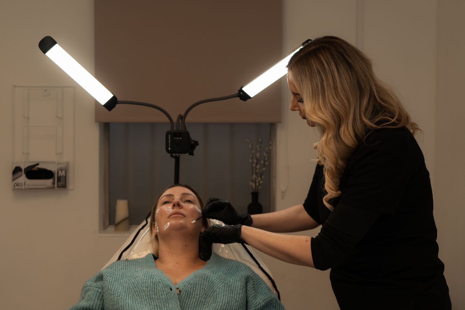 Treatment in process, Edit HQ, Aesthetics and Skin Clinic in Kirkcaldy.