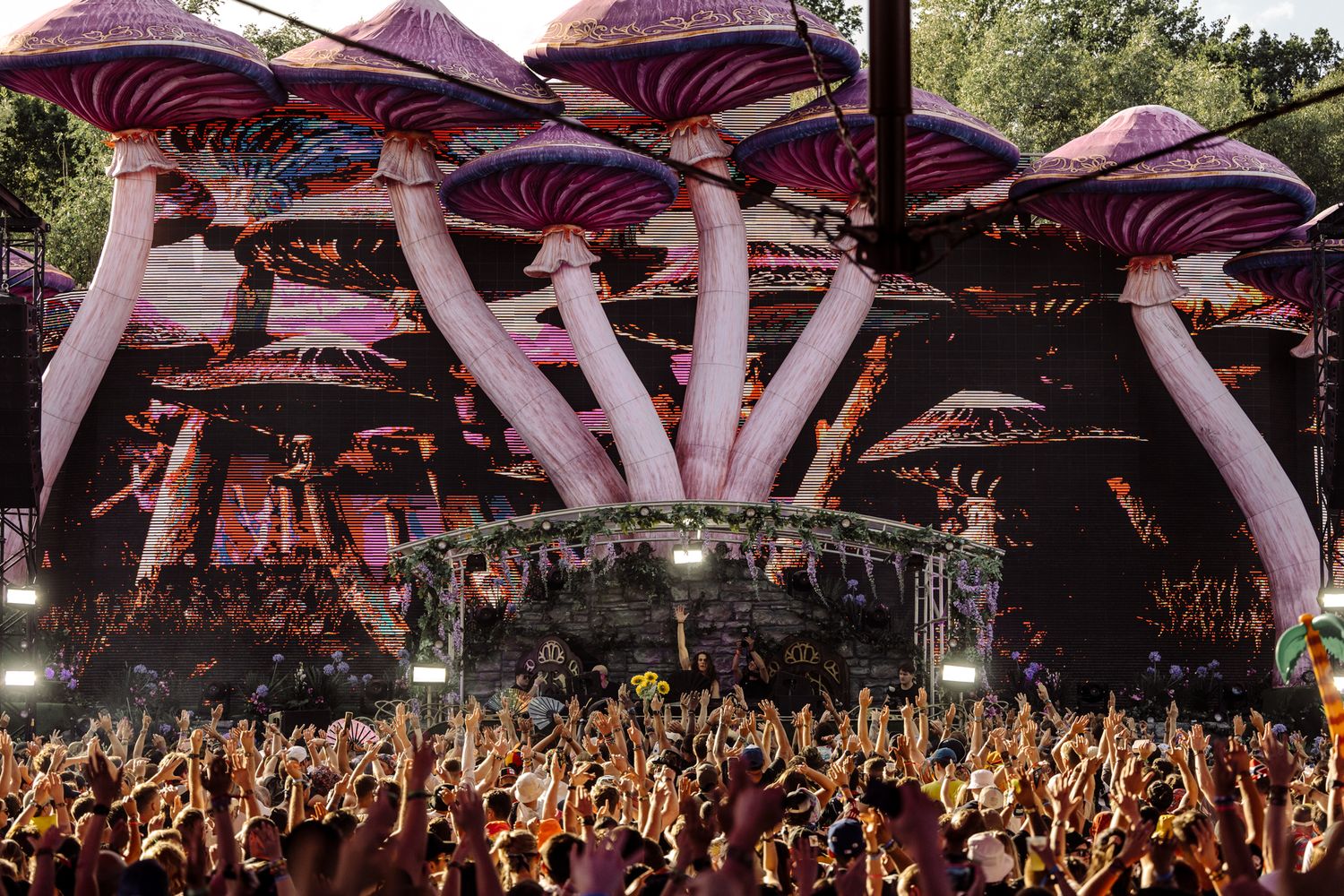 Bradamedia festivalfotografie podiumvisuals immersive lighting live dj set