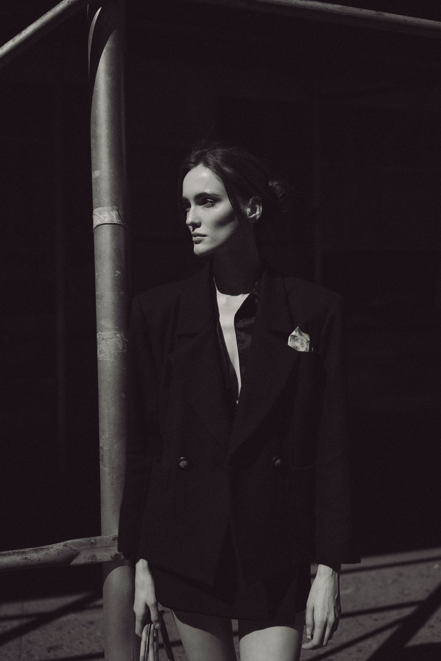 Portrait black and white Rotterdam Lifestyle