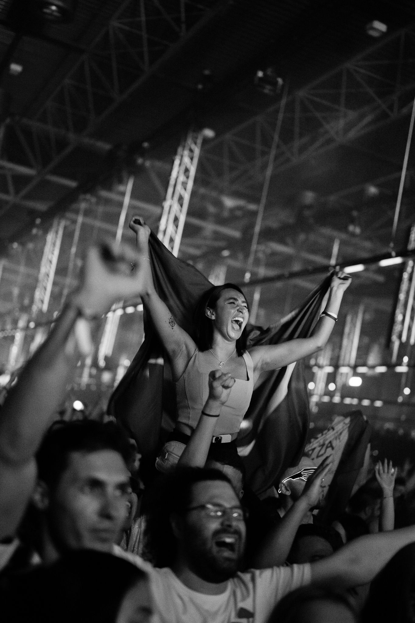 mainstage stage lights crowd energy Bradamedia DJ performance
