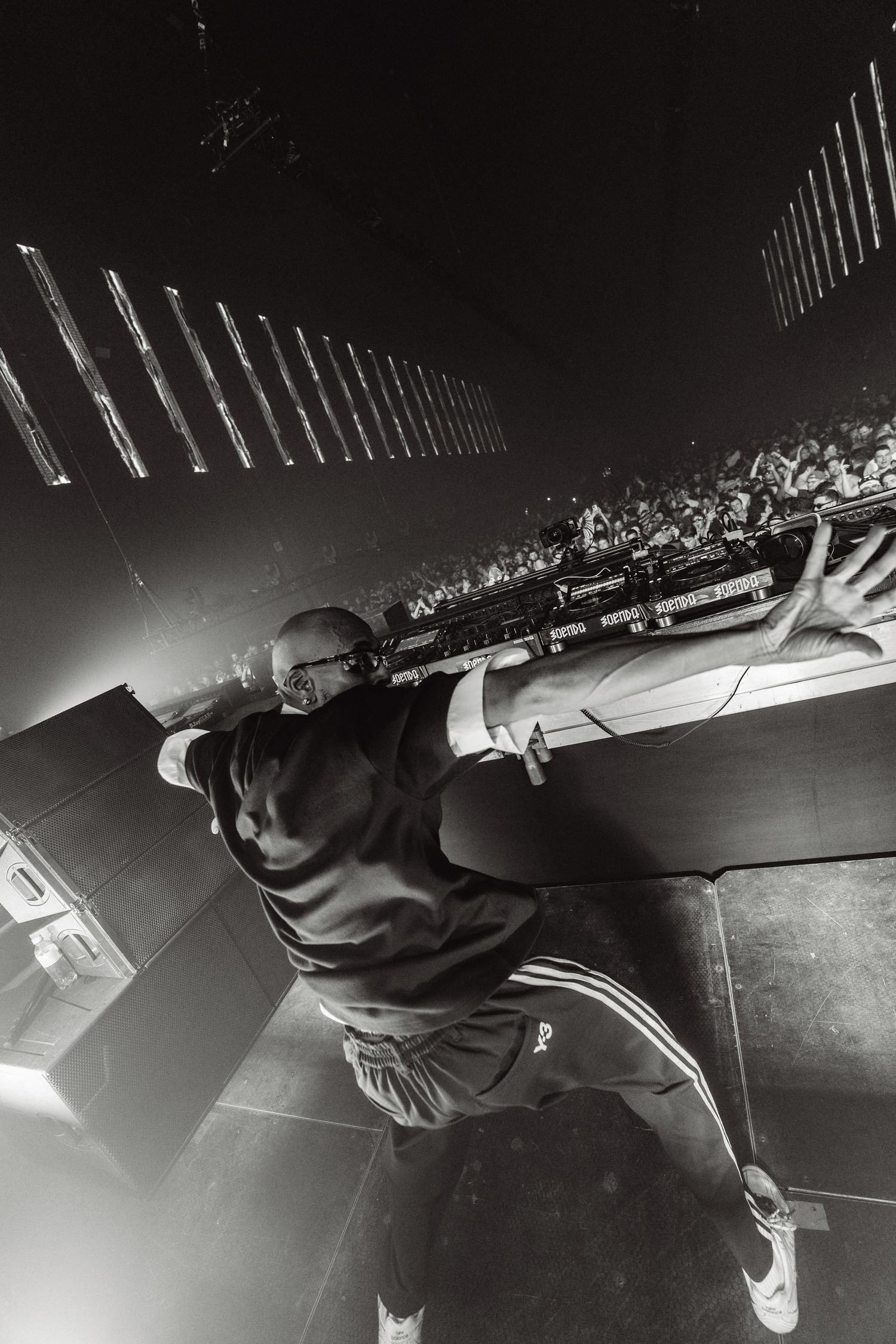 festival vibes crowd energy Bradamedia techno set outdoor stage
