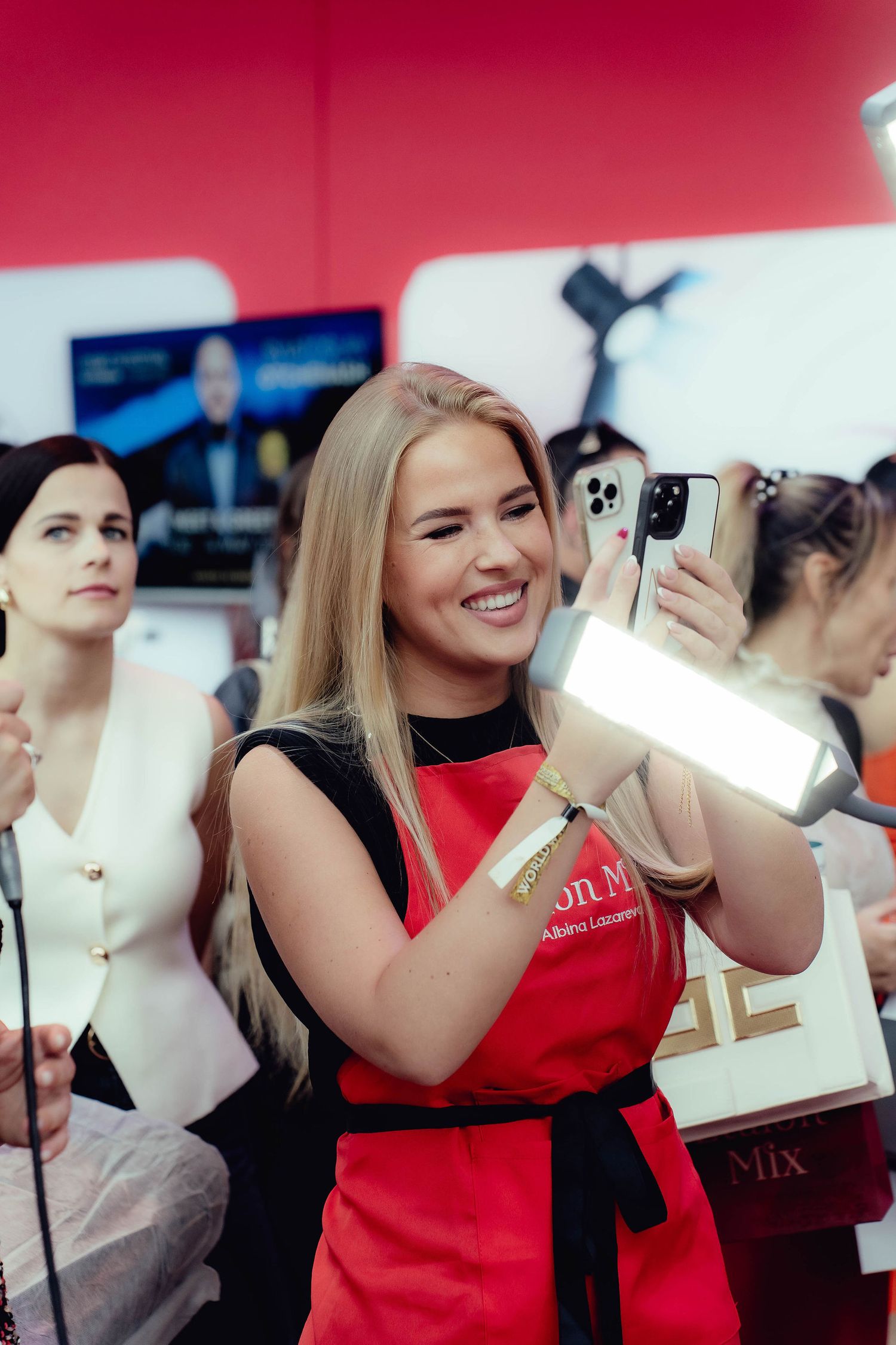 live demonstratie eventfotografie Bradamedia brow styling make-up artist