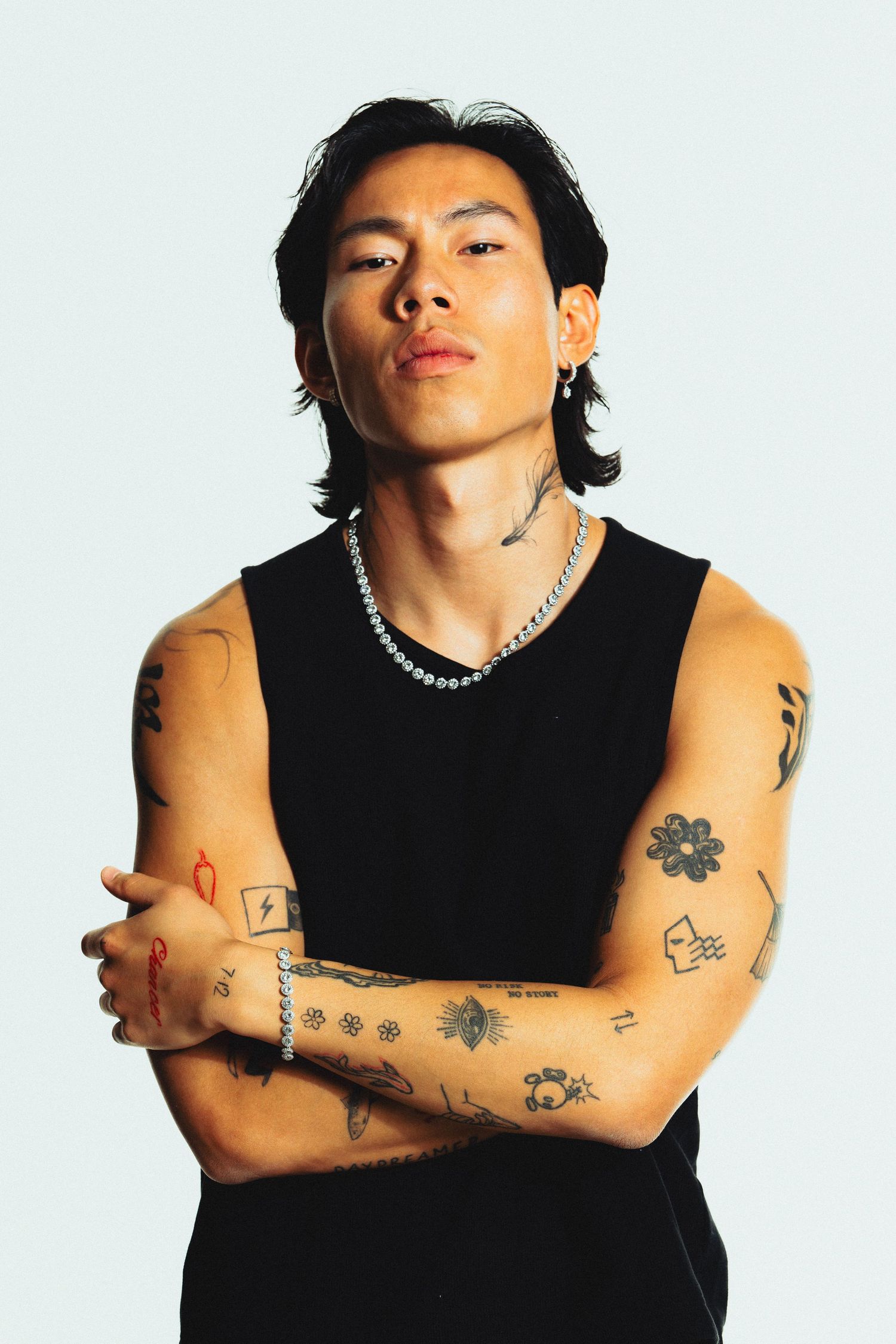DJ winson Bradamedia studio fashion shoot