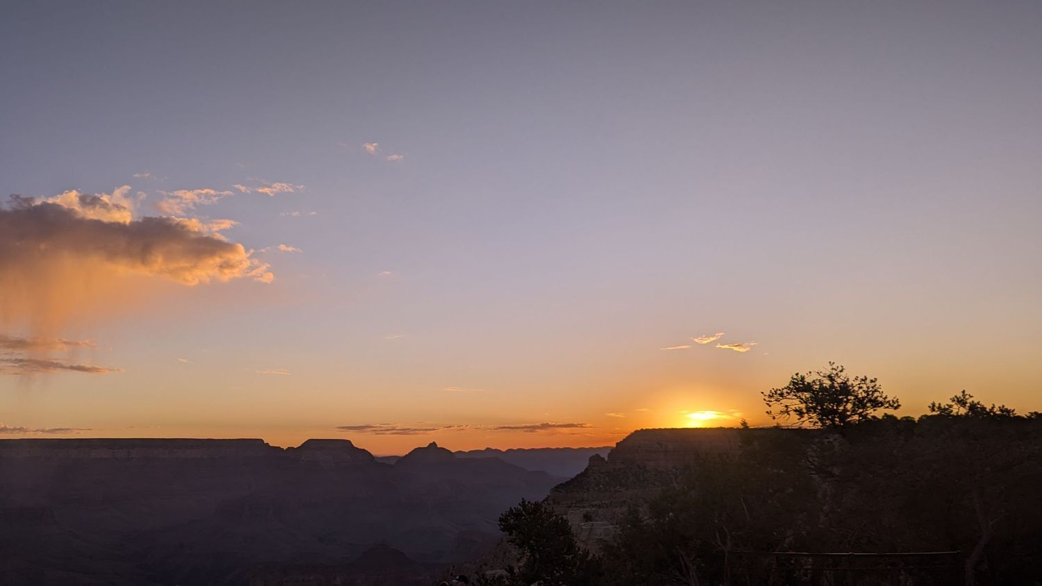 Sunrise over the Grand Canyon