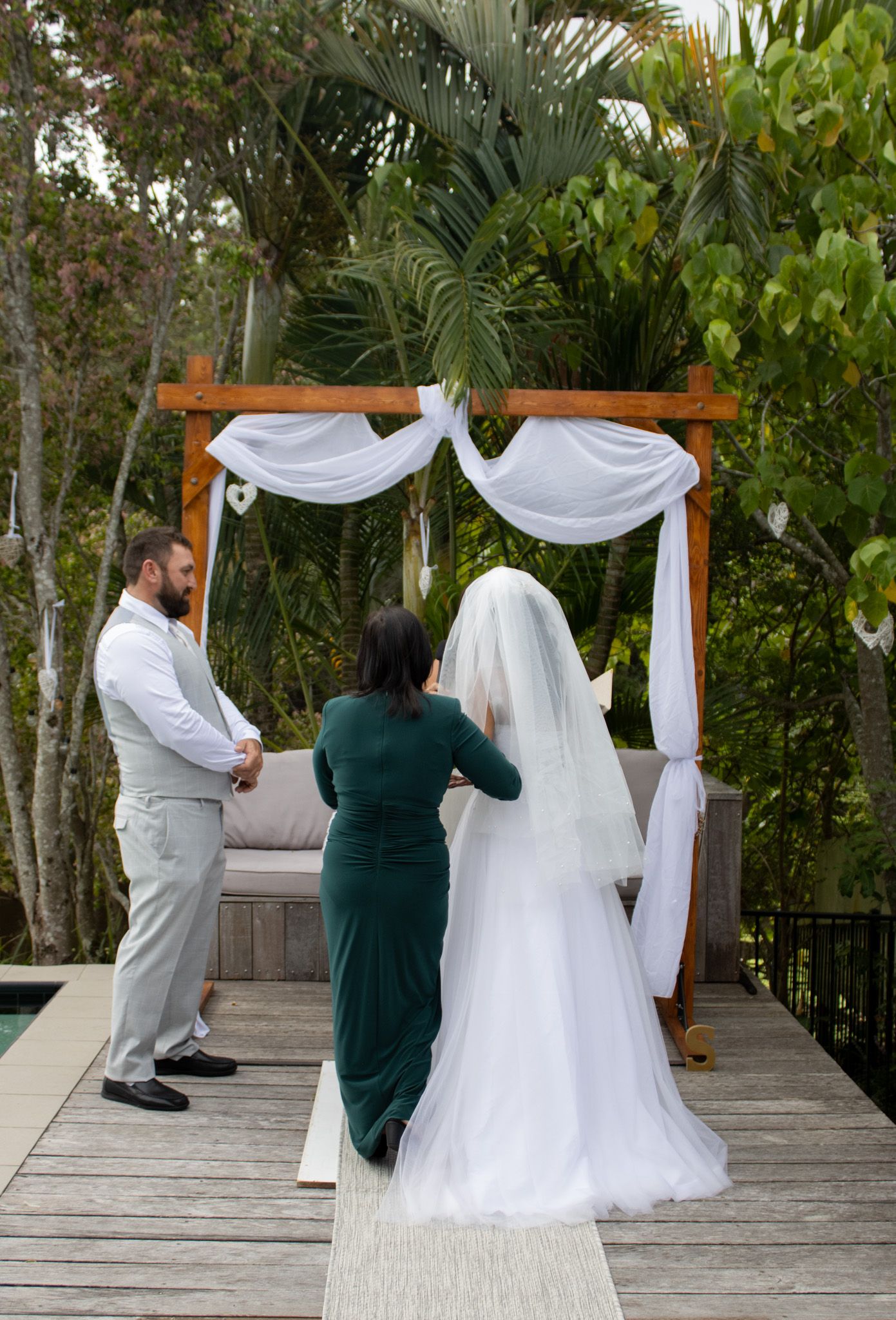 Couple getting married.