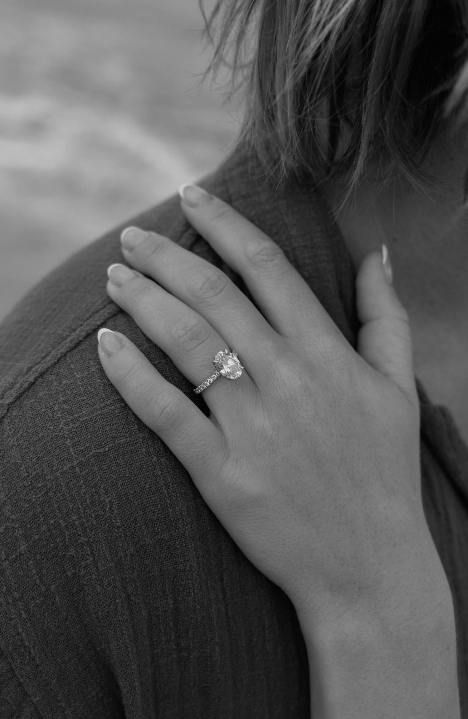 Engagement photos at the beach.