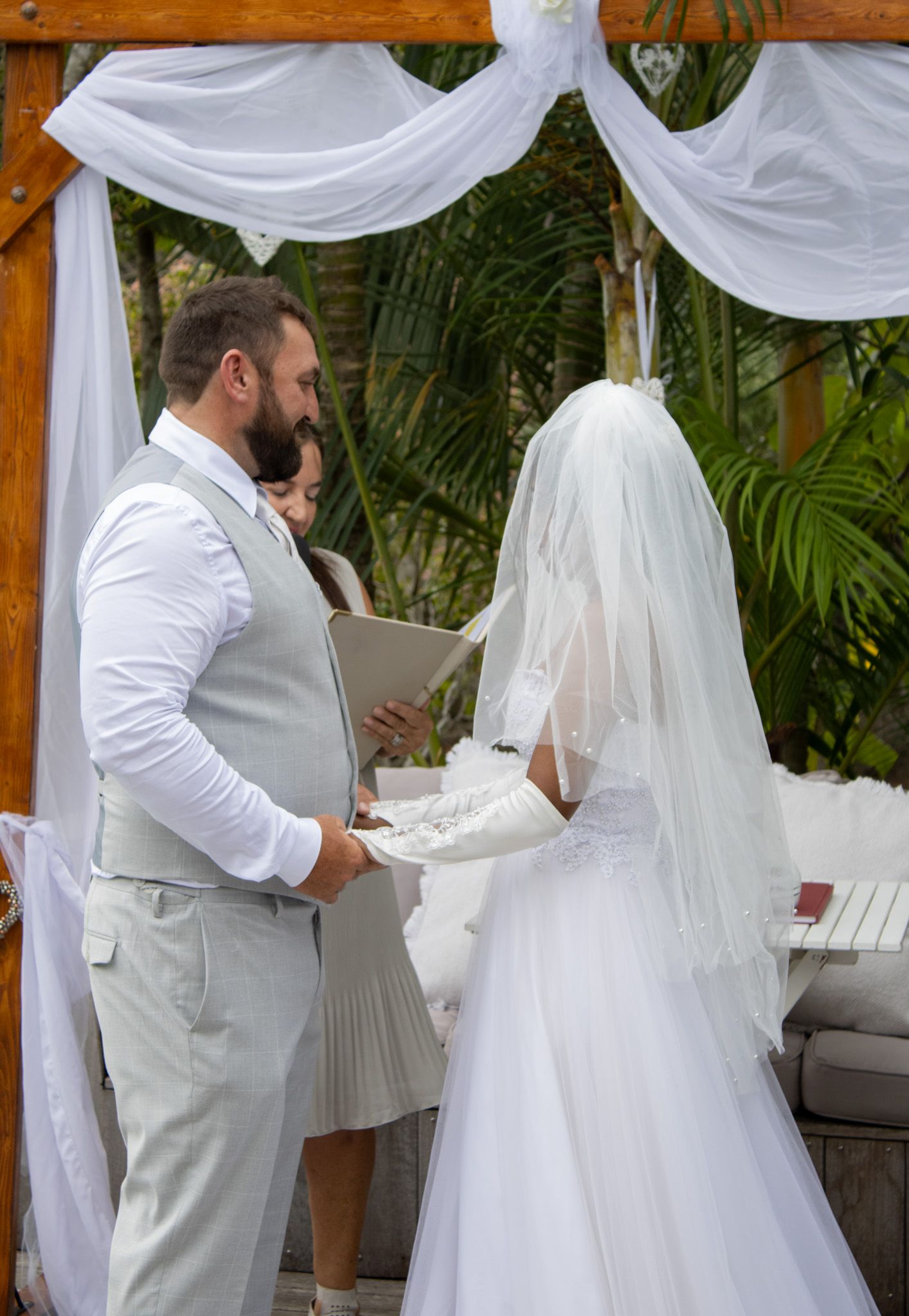 Couple getting married.