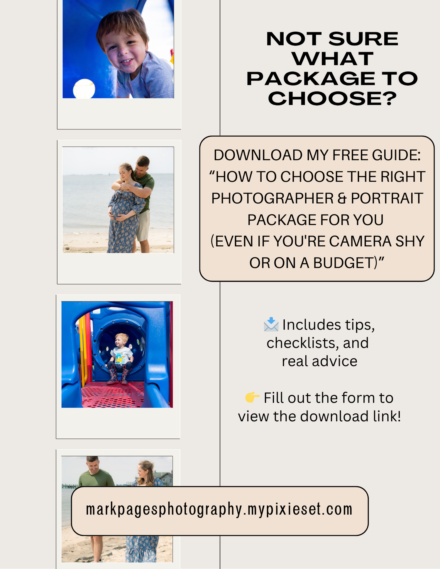 Free guide on picking photographer