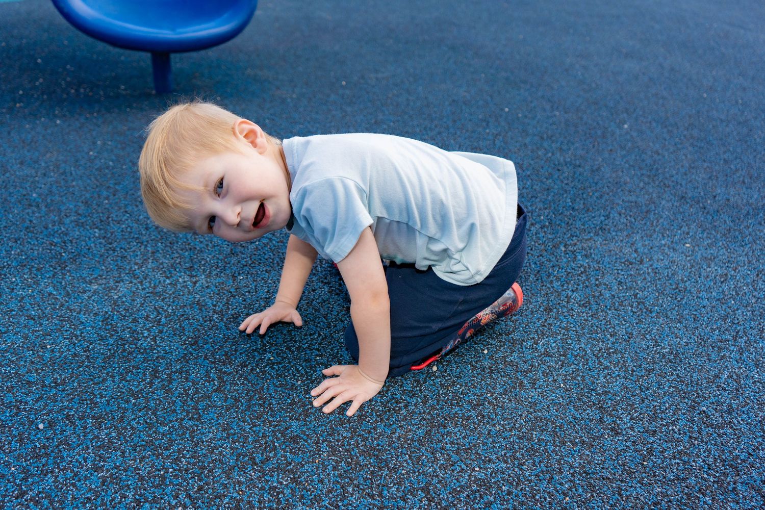 boy at playground