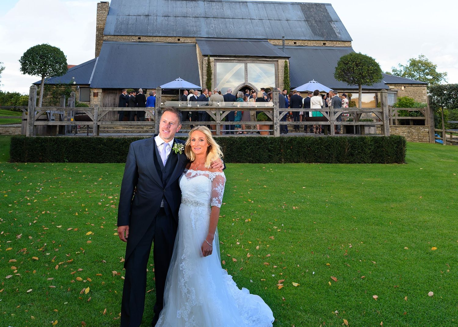 Bridal portrait at Cripps barn in the Cotswolds