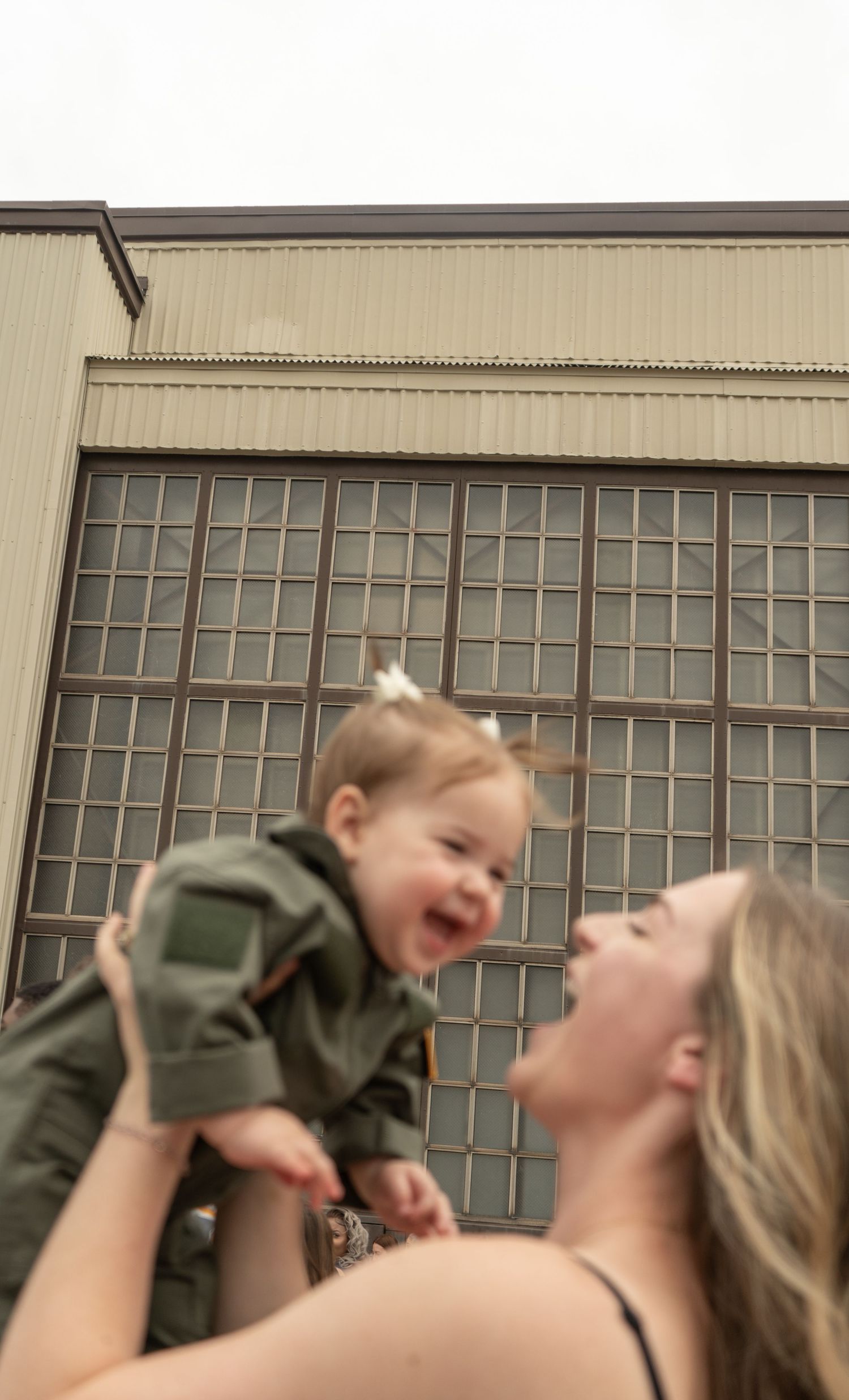 NAS JAX Homecoming  - Mom and daughter giggling