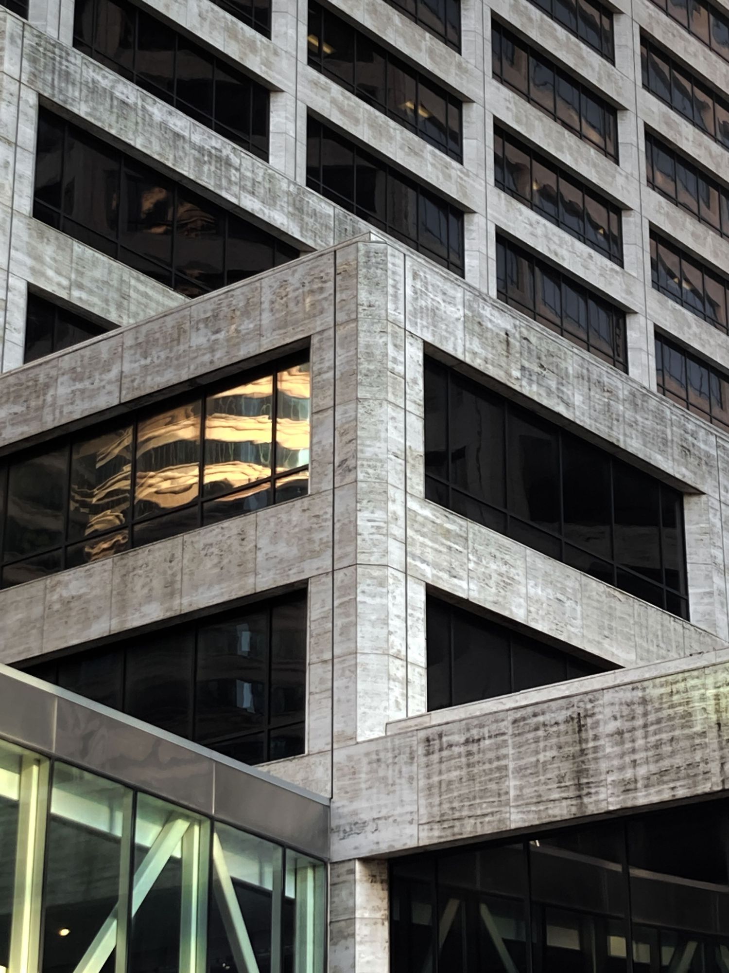 Photo of a corner of a building.