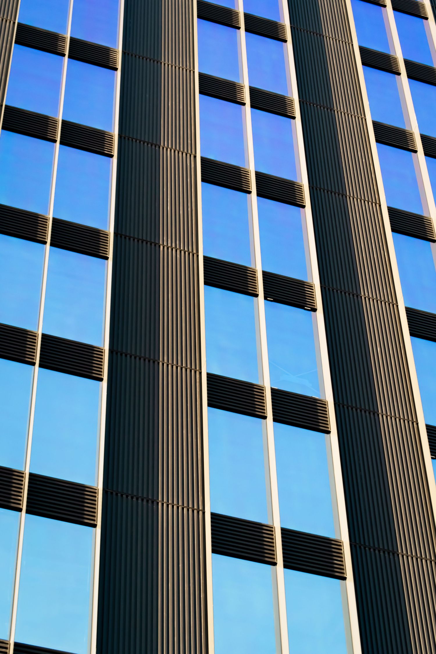 Photo of windows on the side of a building.