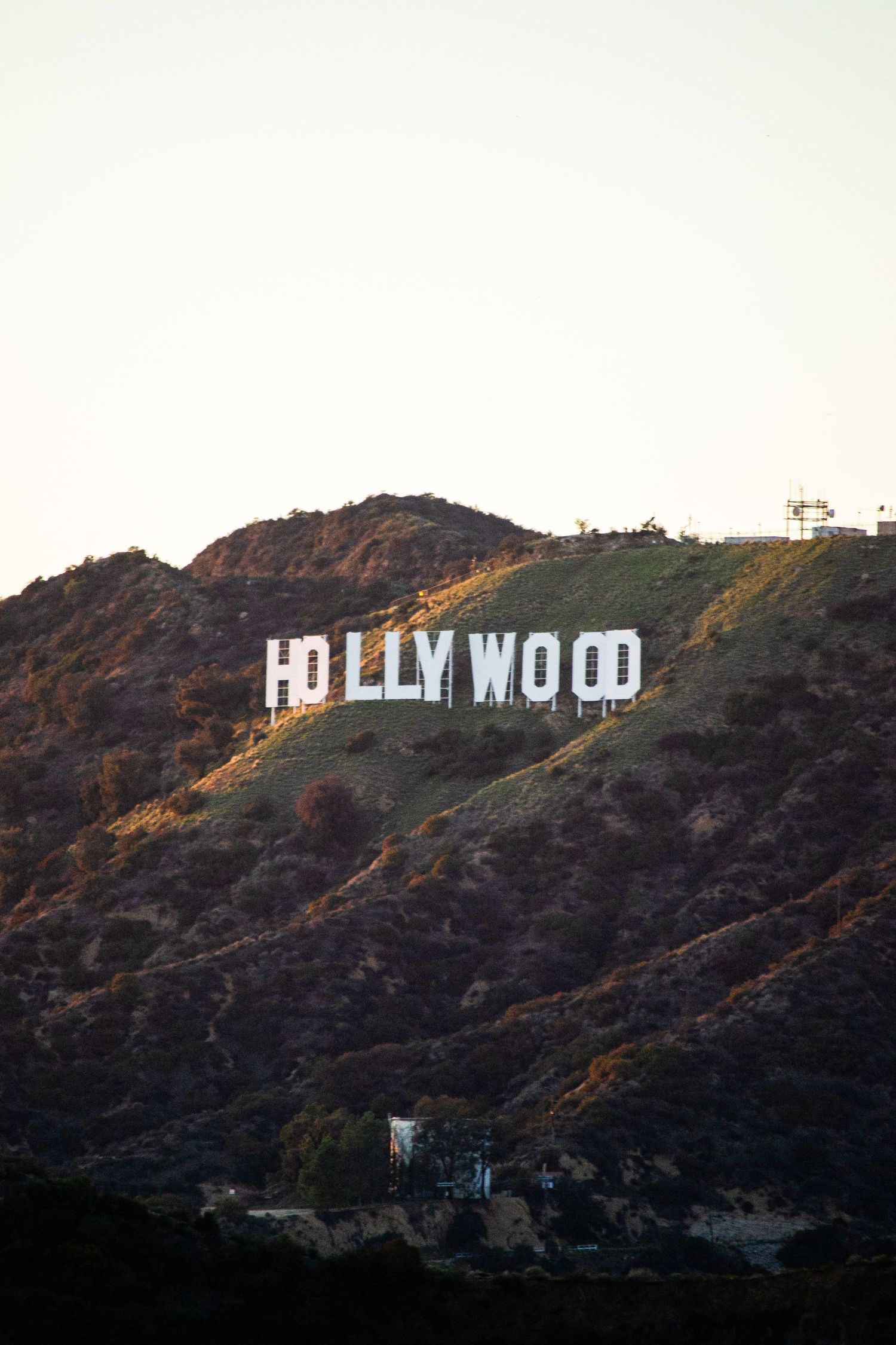 Photo of the Hollywood sign.