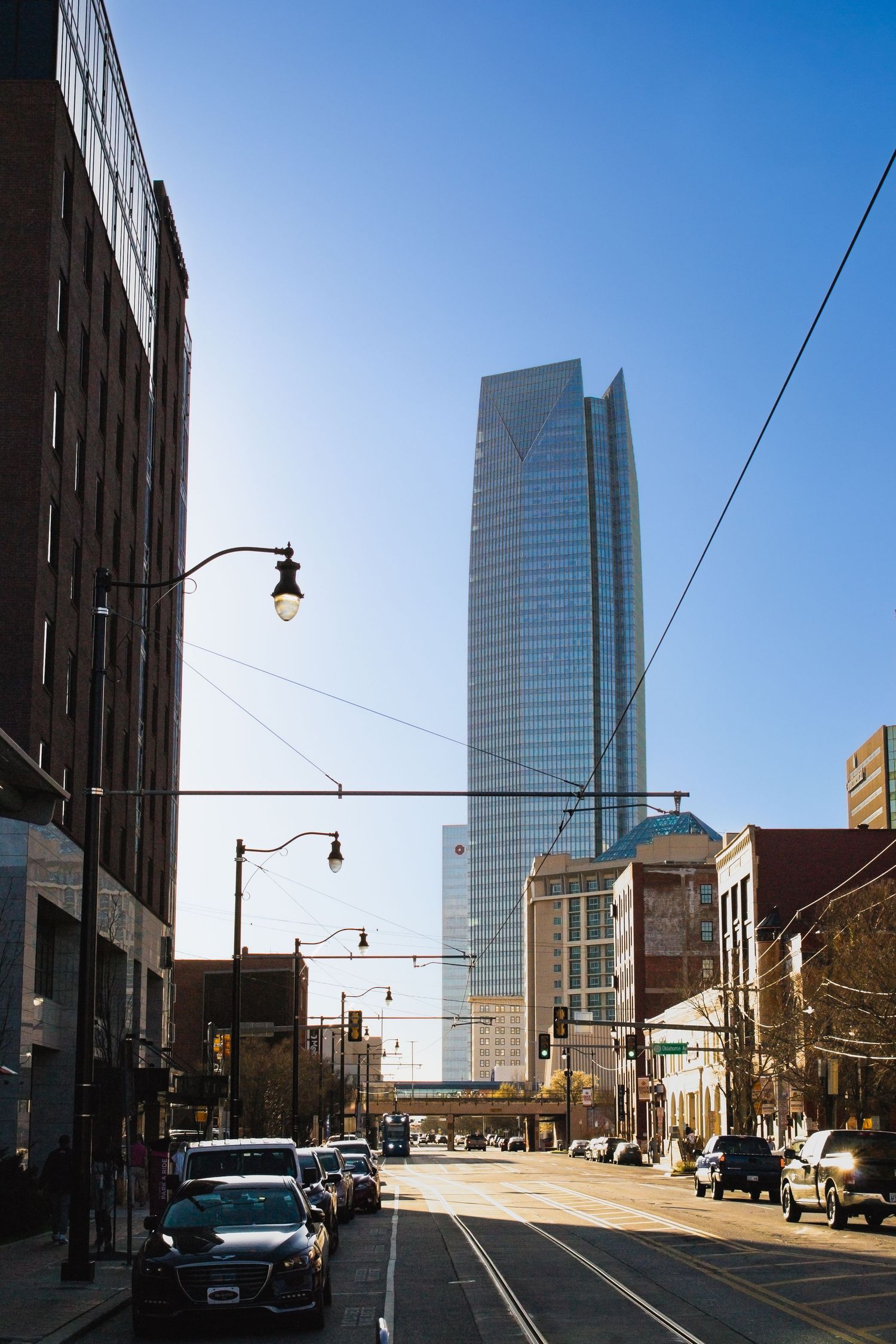 Photo of the OKC skyline.
