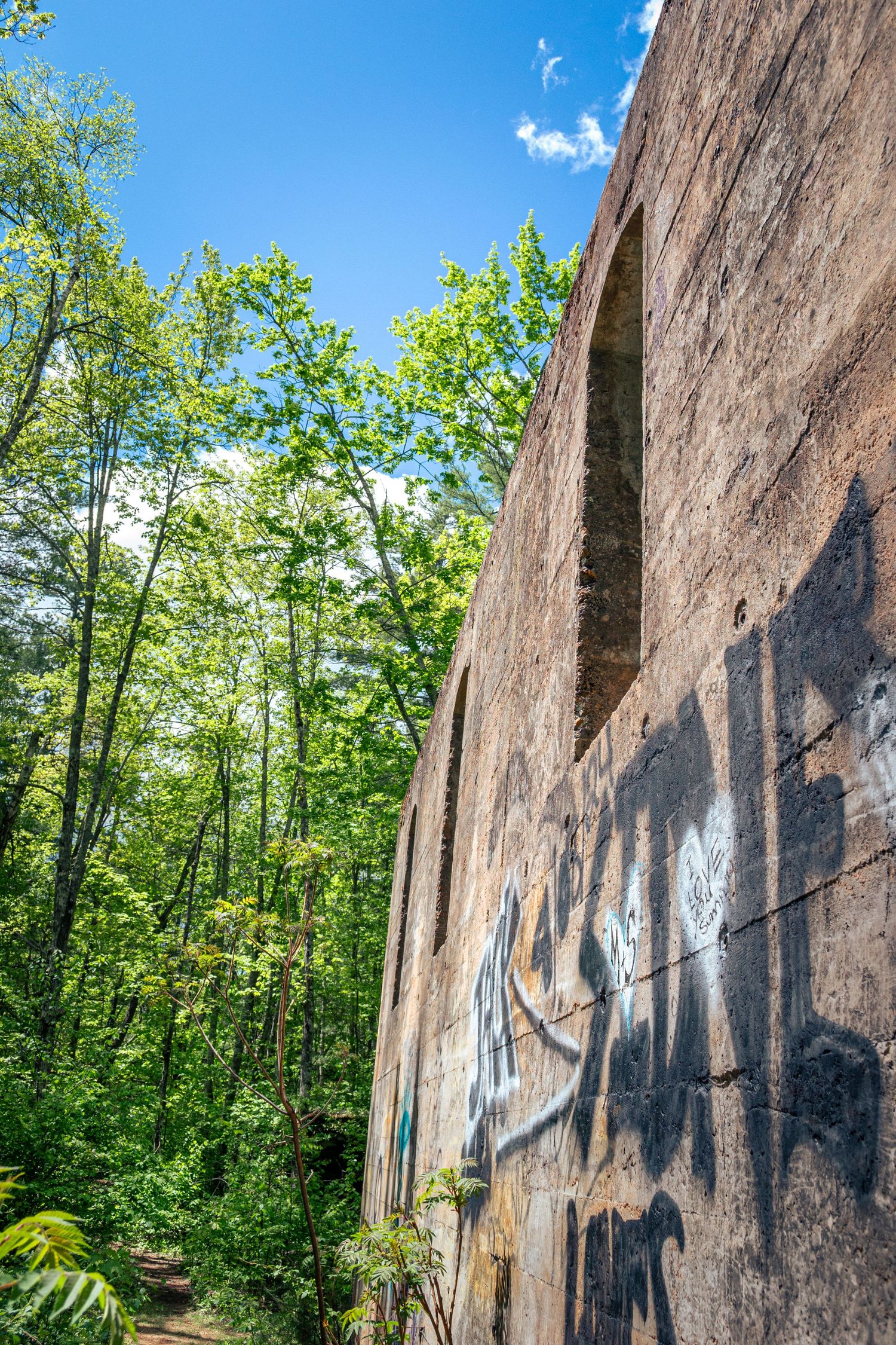 Photo of an abandoned wall.