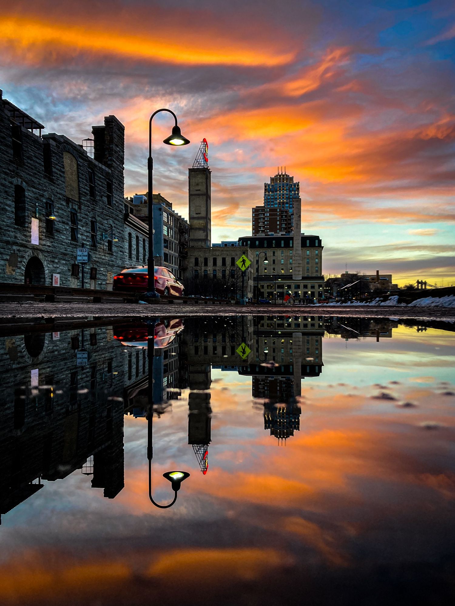 Reflection photo in downtown Minneapolis, MN.