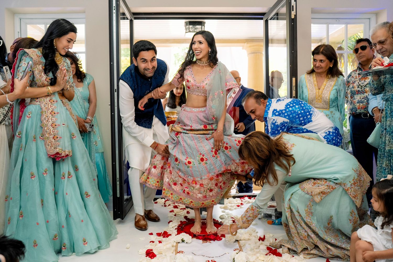 Asian wedding photographer London - couple portrait