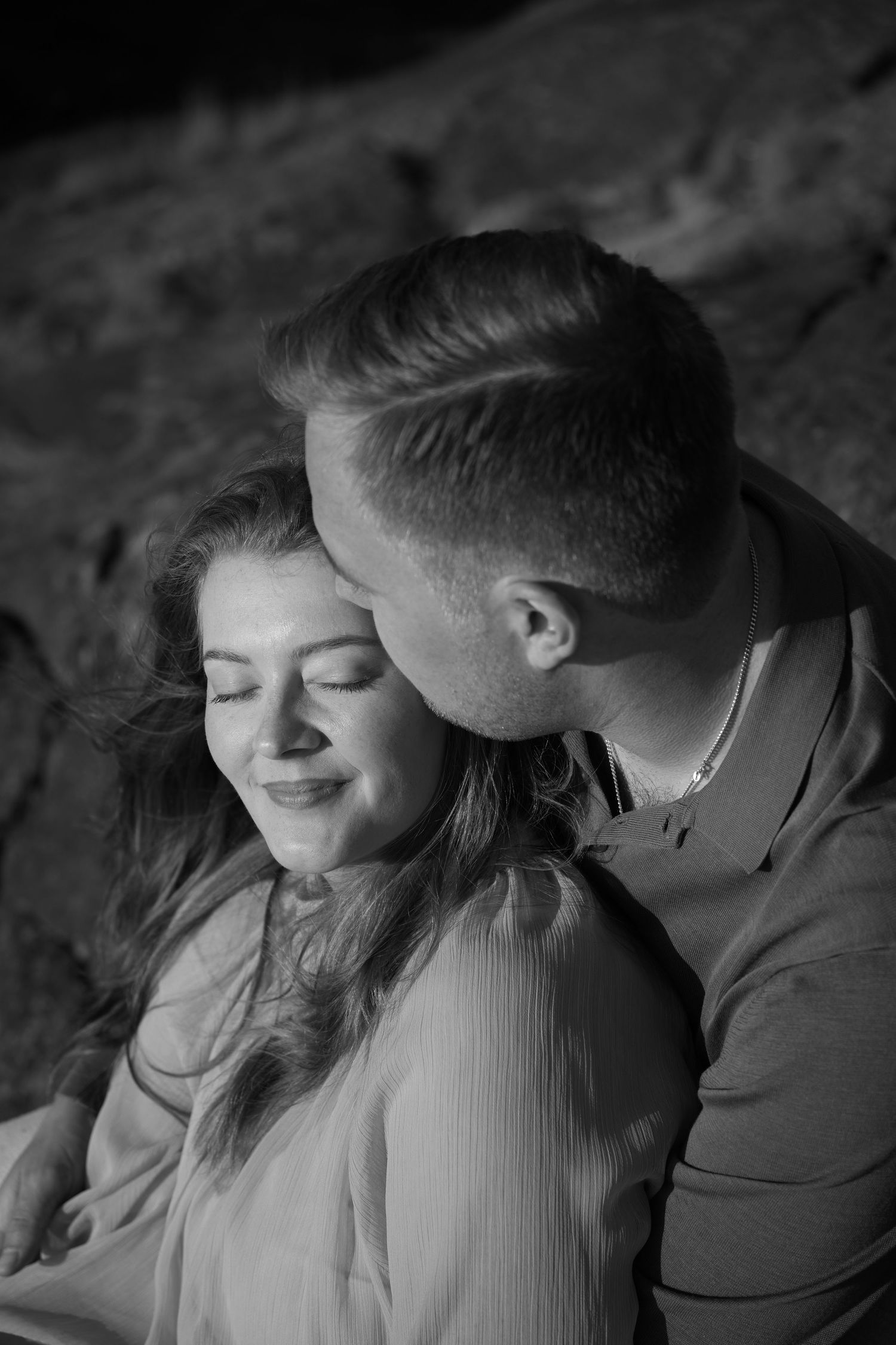 Bianca och Johan, tagen av Dorothea Schander, fotograf på Hajpad AB. Förlovningsfotografering