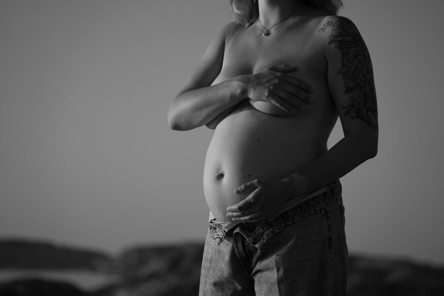 Isabelle, tagen av Dorothea Schander, fotograf på Hajpad AB. Gravidfotografering