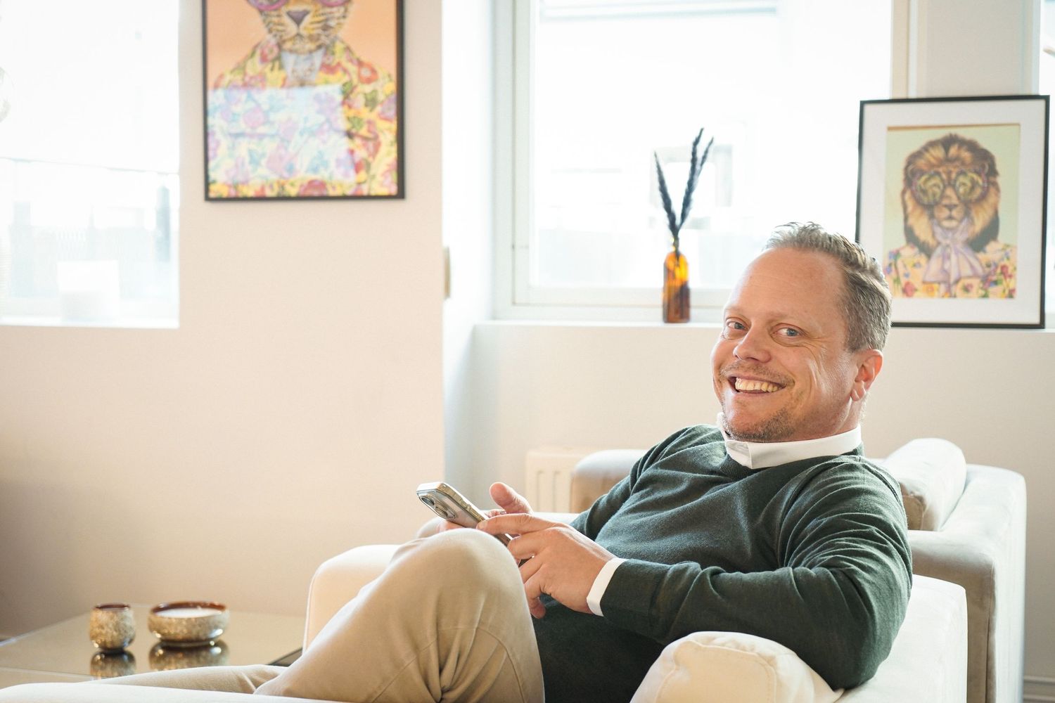 Tom, tagen av Dorothea Schander, fotograf på Hajpad AB. Porträttfotografering