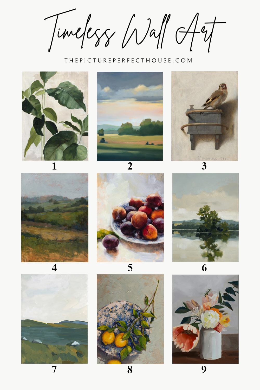Timeless curated wall art for modern traditional home decor.