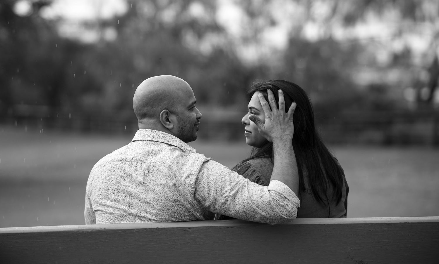 Series of candid moments captured of a couple spending time together outdoors.