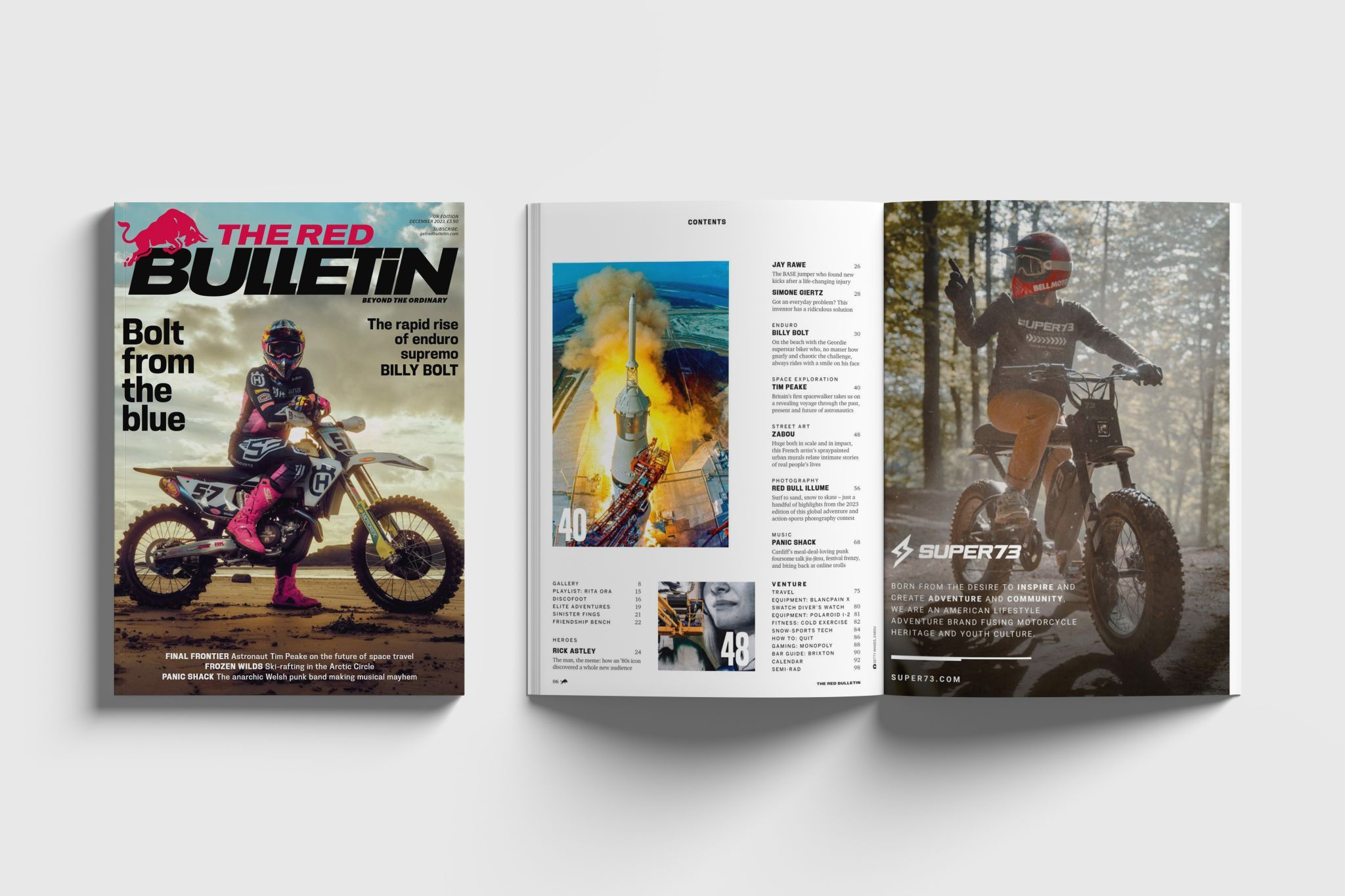 Red Bulletin print feature