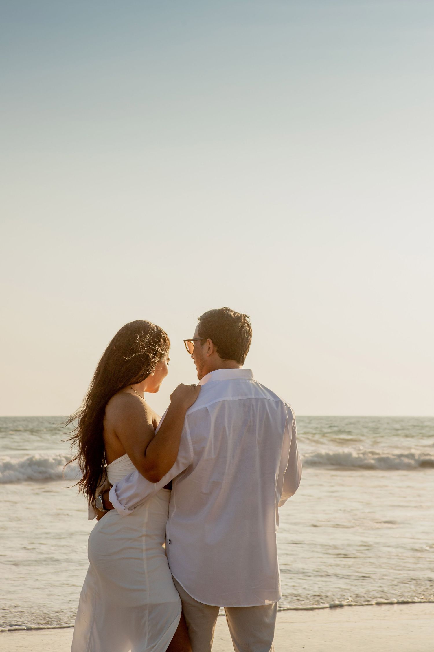 Pareja en la playa